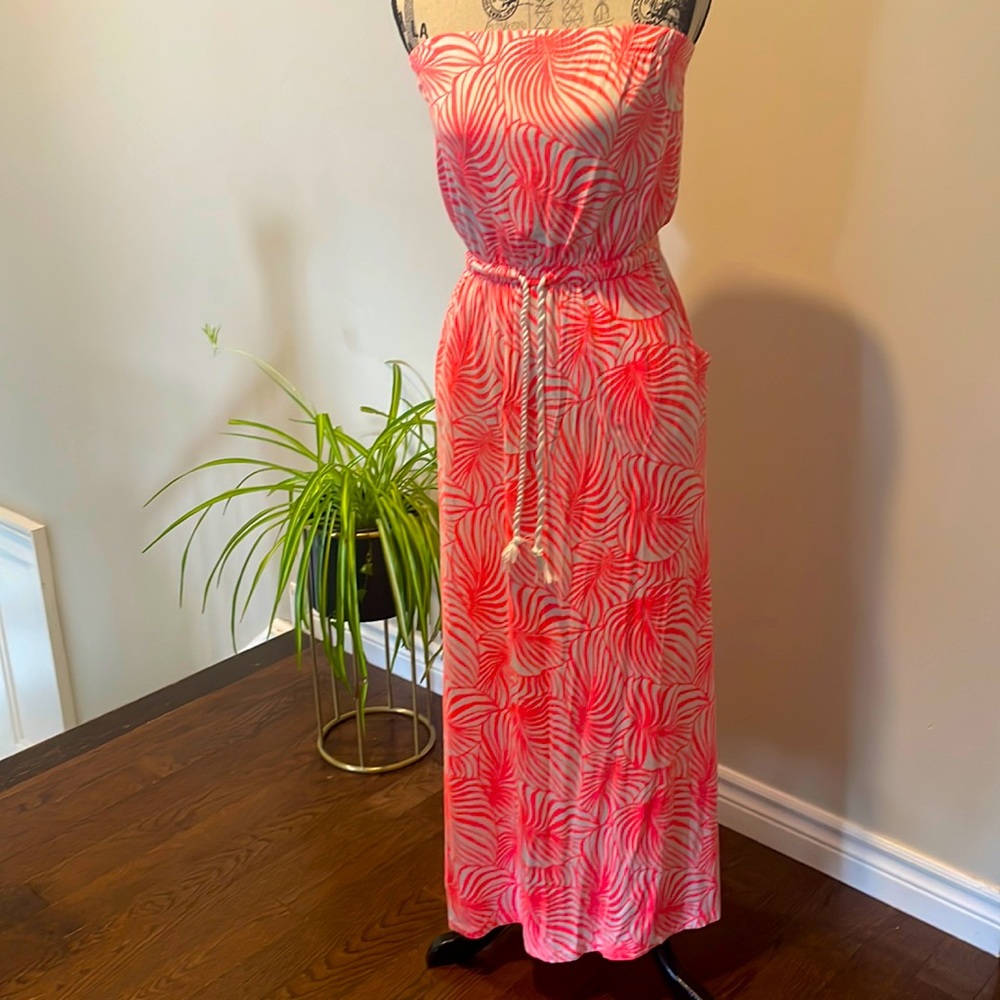 STRAPLESS MAXI DRESS